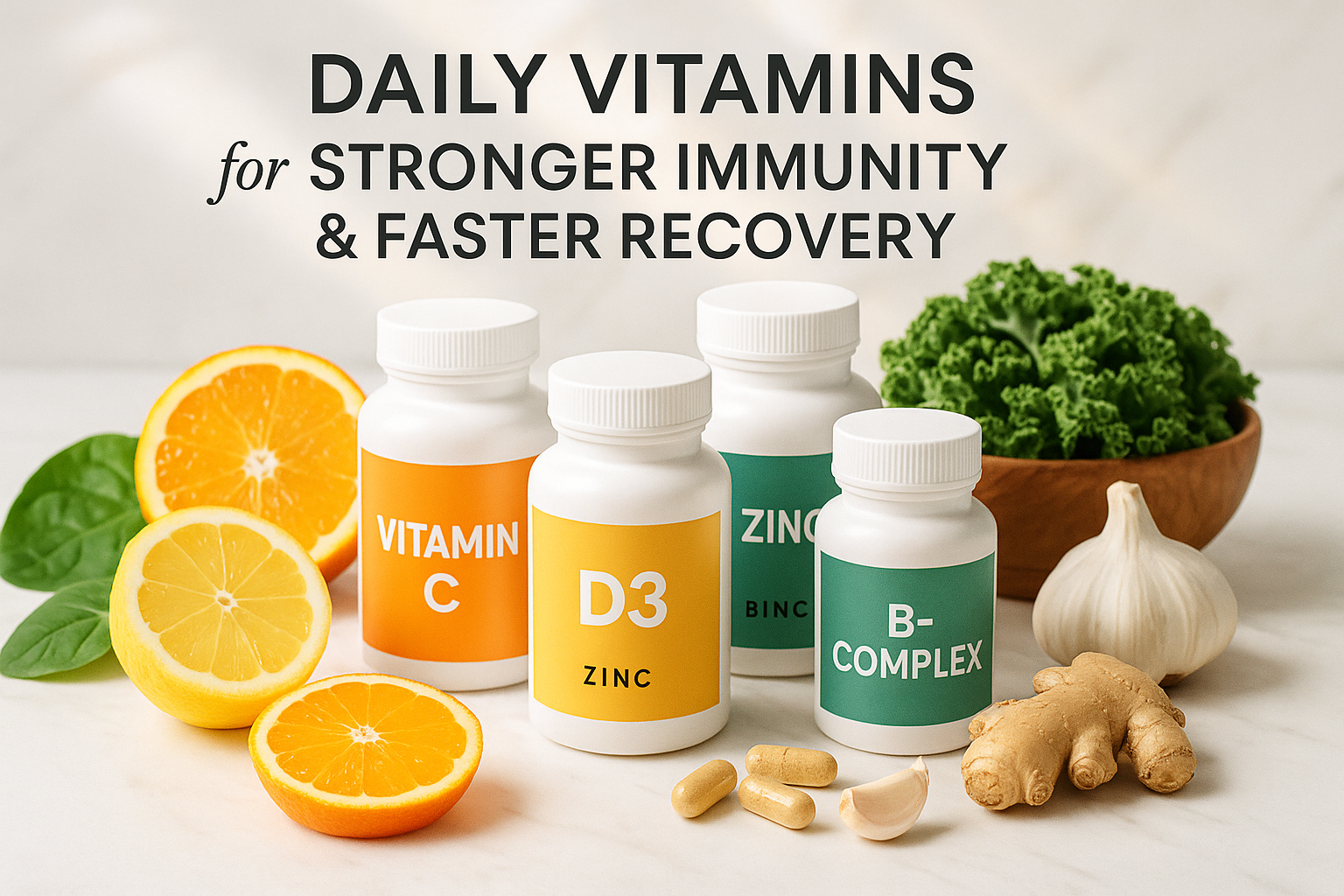 Daily Vitamins You Need for Stronger Immunity and Faster Recovery