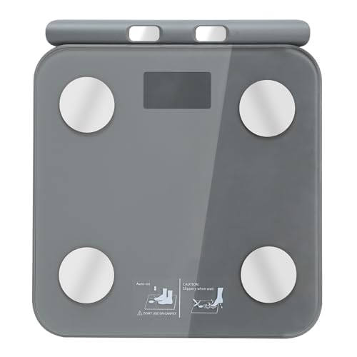 Scale for Body Weight and Fat Percentage, 8 Electrodes High Precision Digital Scale for BMI 20 Body Composition Measurement, Bathroom Smart Scales
