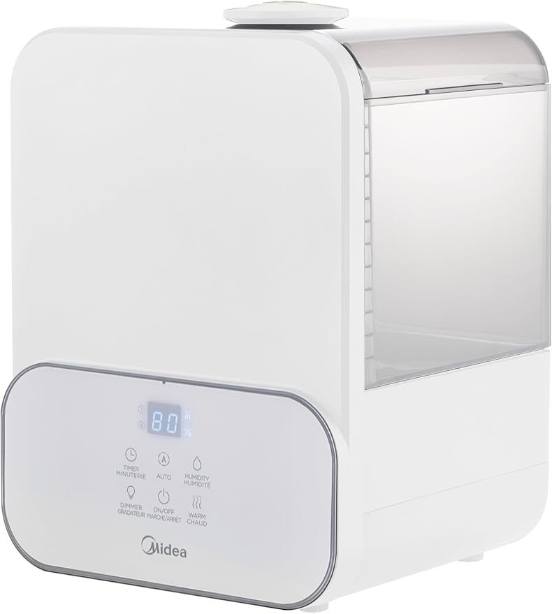 Midea Ultrasonic Humidifier 1.6Gal Aroma Diffuser White SCK-3Q60B