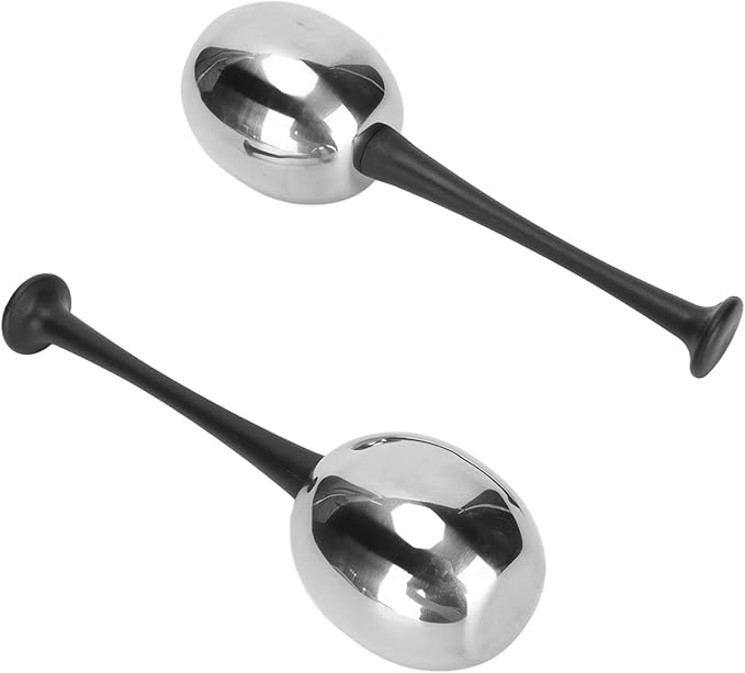 Ice Globes for Face, Facial Ice Glove, Facial Ice Globes Facial Globes Massaging to Reduce Swelling Stainless Steel Ergonomic Design Stainless Steel Ice Black Handle