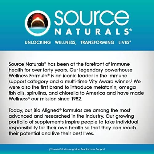 "Source Naturals Wellness Immune Chewable, Great-Tasting Defense Complex*, 120 Wafers"