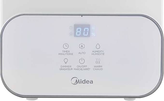 Midea Ultrasonic Humidifier 1.6Gal Aroma Diffuser White SCK-3Q60B