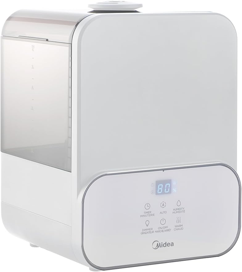 Midea Ultrasonic Humidifier 1.6Gal Aroma Diffuser White SCK-3Q60B