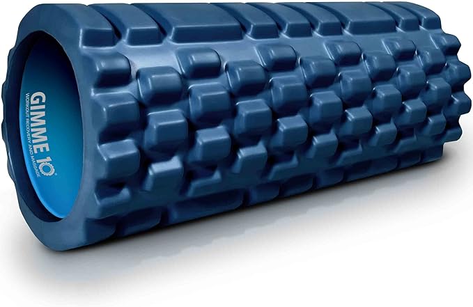 Premium Foam Roller – Compact High-Density Foam Roller for Deep Tissue Relief, Physical Therapy, and Fitness Recovery