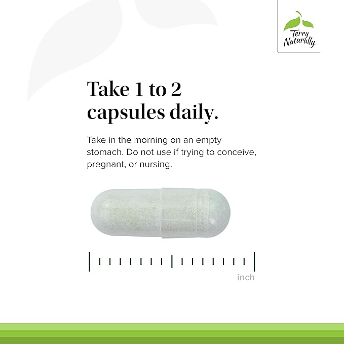 Terry Naturally Thyroid Care Plus - Supplement to Aid Thyroid - Dietary Supplement for Energy & Healthy Hair Support - Supplement with L-Tyrosine & Selenium - 120 Capsules