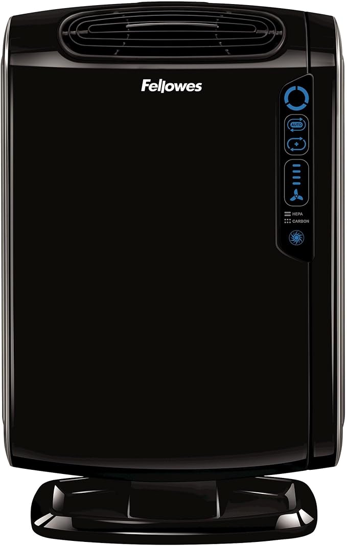 Fellowes AeraMax 190 Air Purifier for Mold, Odors, Dust, Smoke, Allergens and Germs with True HEPA Filter and 4-Stage Purification, Medium-size Room 200-400 sq. ft., Black