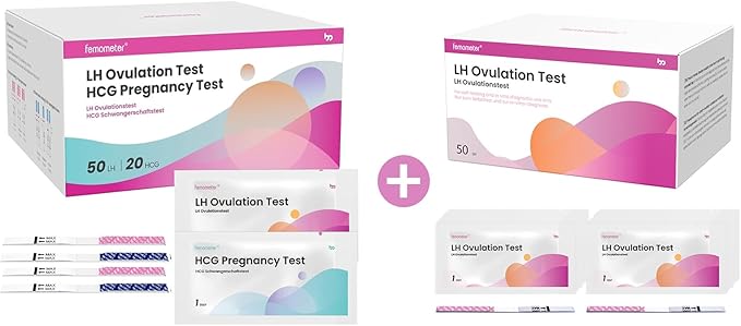 Femometer LH50HCG20+LH50 Ovulation Test Strip