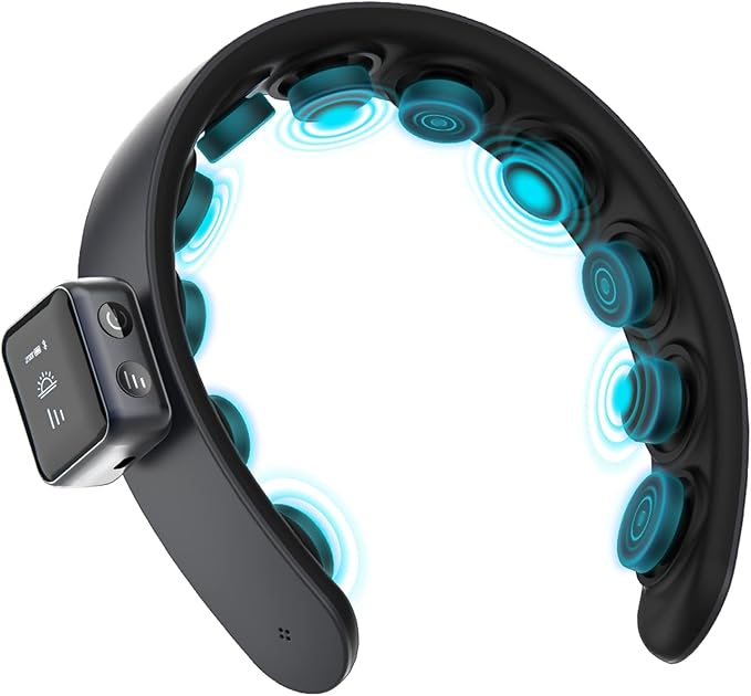 Master Massage H1 Deluxe Hair Scalp Massager - 11 Fingers Electric Head Massager for Deep Relaxation, Stress Relief, Hair Stimulation. Stylish, Compact, Lightweight Hairband Design
