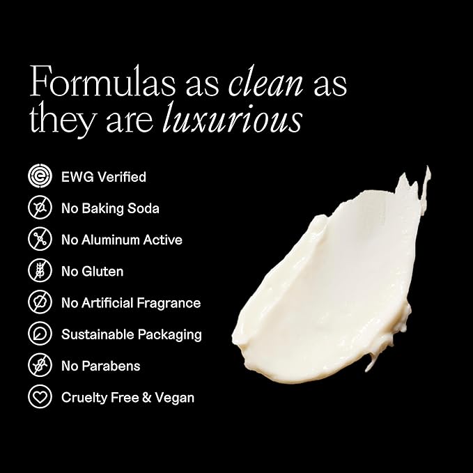 Each & Every Aluminum Free Deodorant for Women & Men, Rose & Vanilla - All Natural Deodorant for Sensitive Skin, EWG Verified - Clean, Baking Soda-Free, Plant-Based Fragrance - 2.5oz