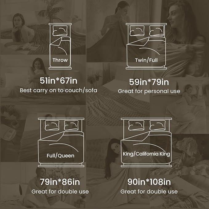 Elegear Revolutionary Cooling Blanket, Absorbs Heat to Keep Body Cool for Night Sweats, Double Sided Arc-Chill3.0 Cooling Fiber Q-Max>0.5, Lightweight Summer Cold Blankets for Sleeping 90" x 108"