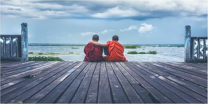 Trademark Fine Art Canvas Wall Art - Roberto Rivera 'Friendship' Wall Art for Living Room, Bedroom, or Office Décor
