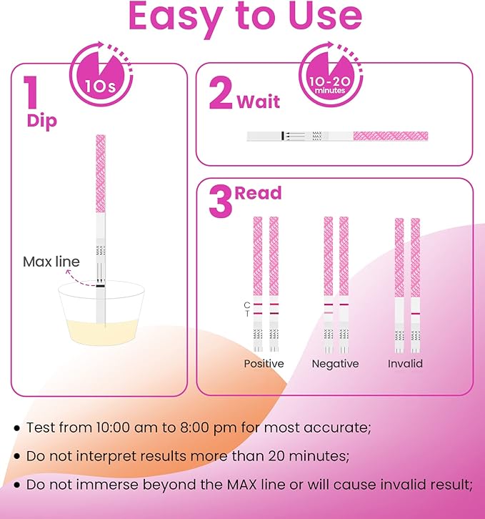 Femometer LH50HCG20+LH50 Ovulation Test Strip