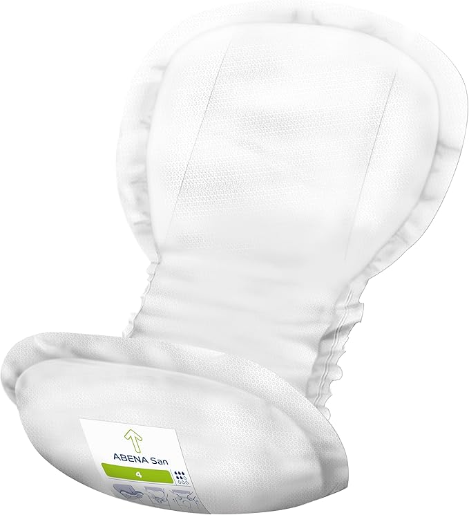 Abena San Premium Incontinence Pads, Moderate Absorbency, (Sizes 4 to 7), Size 4, 270 Count