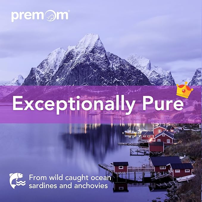 Premom Quantitative Ovulation Test Strips 20LH & Premom Prenatal Vitamin & Premom Fish Oil