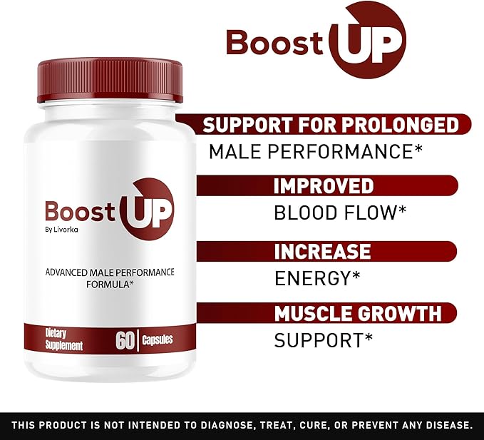 (5 Pack) Boost Up for Men - Boost Up Pills, Boostup for Men, Boostup Pills, Boost Up Supplement, Boostup, Boost Up Capsules, Boost Up Men, Advanced Formula, 300 Capsules
