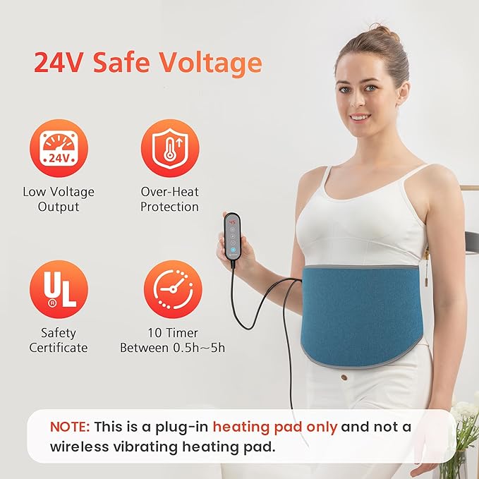 COMFIER Heated Wrap Belt & Back Massager
