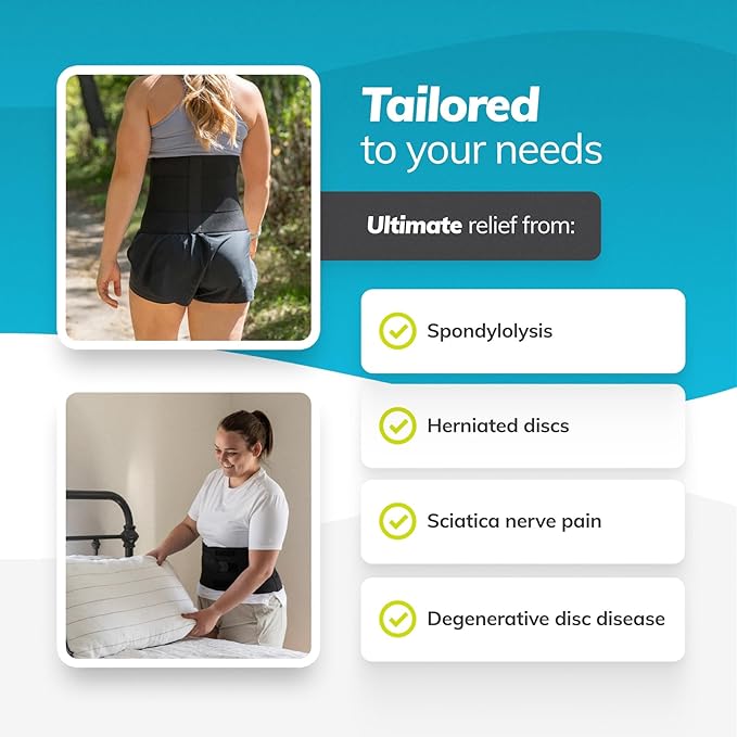 BraceAbility Plus Size Low Back Brace - Compression Lower Back Support Belt for Sciatica, Heavy Lifting at Work, Herniated Disc, Workouts, Sleeping, Lumbar Support, Back Pain in Women and Men (4XL)