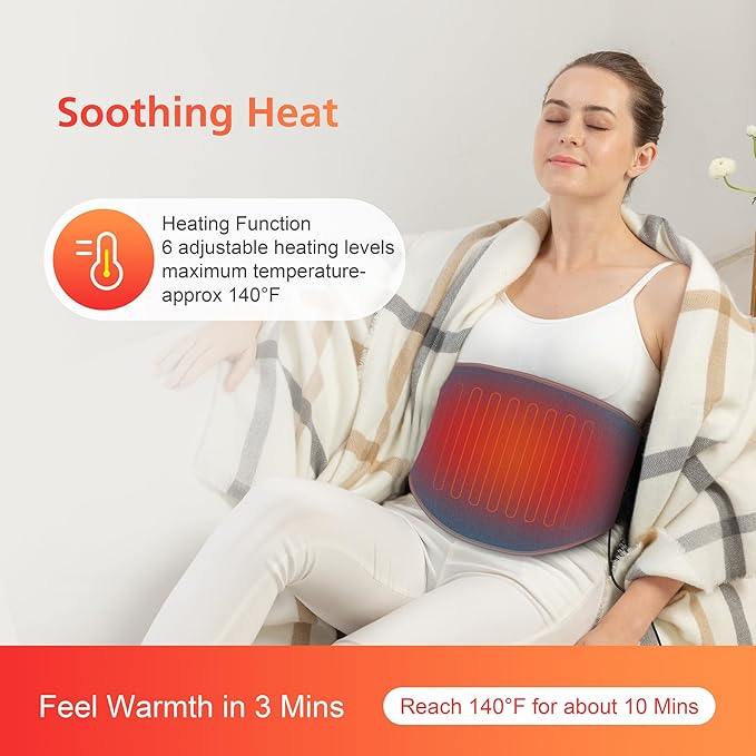 COMFIER Heated Wrap Belt & Back Massager
