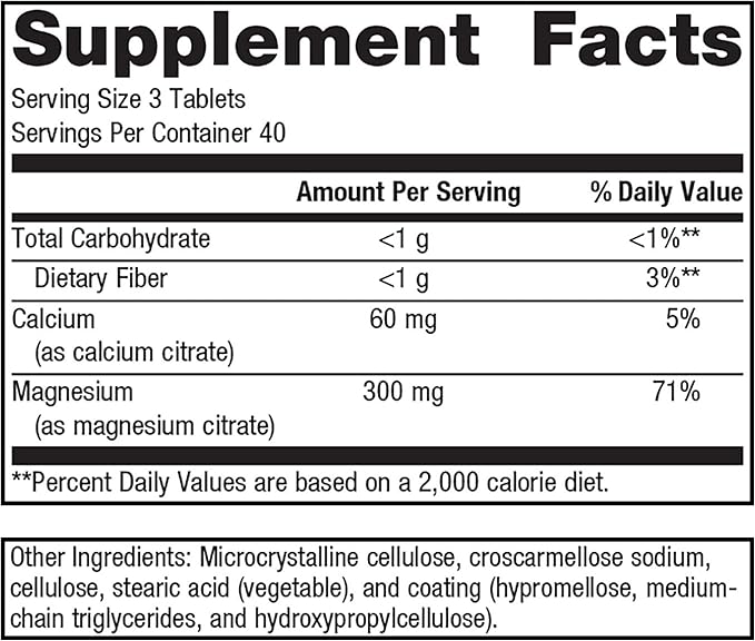 Metagenics Bundle - Mag Citrate & Magnesium Glycinate - 120 Count of Mag Citrate for Muscle & Bone Health Support - 120 Tablets of Magnesium Glycinate for Nervous System Support