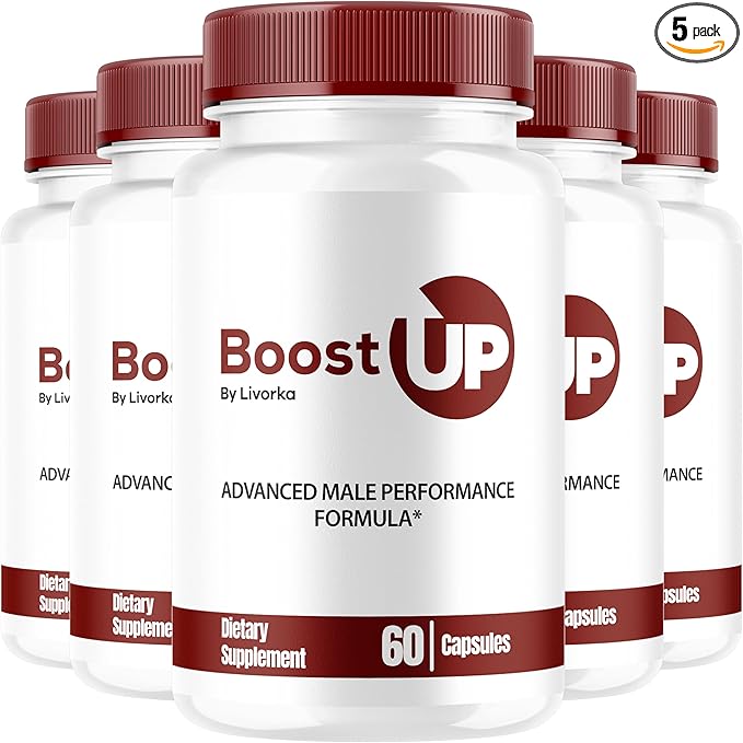 (5 Pack) Boost Up for Men - Boost Up Pills, Boostup for Men, Boostup Pills, Boost Up Supplement, Boostup, Boost Up Capsules, Boost Up Men, Advanced Formula, 300 Capsules