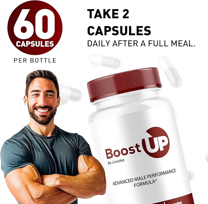 (5 Pack) Boost Up for Men - Boost Up Pills, Boostup for Men, Boostup Pills, Boost Up Supplement, Boostup, Boost Up Capsules, Boost Up Men, Advanced Formula, 300 Capsules