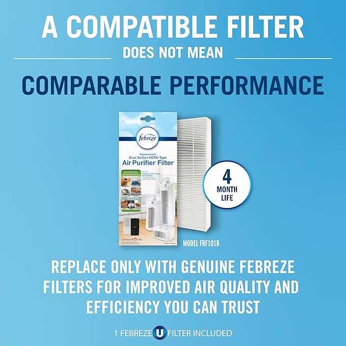 PUR Febreze HEPA-Type Air Purifier, Small Room, FHT170W , white