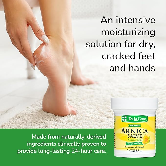 De La Cruz - Vitamin E Cream and Arnica Salve Bundle - Moisturizing Skin Care for Dry and Rough Skin